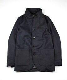UNIFORMER |  rich mond melton 4b jacket -black-
(ピーコート)