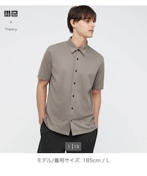 UNIQLO | エアリズムスリムフィットフルオープンポロシャツ(ポロシャツ)