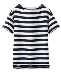 UNIQLO | ラメボーダーTシャツ(Tシャツ/カットソー)