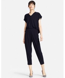 UNIQLO | Vネックオールインワン(サロペット/オーバーオール)