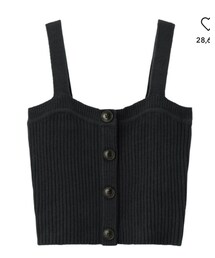 GU | フロントボタンニットビスチェ(その他トップス)