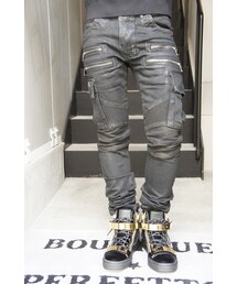 BALMAIN HOMME | バイカーカーゴパンツ　BALMAIN(その他パンツ)