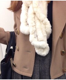 no brand | ラビットファー
おばあちゃんの、お誕生日プレゼント♡
(マフラー)