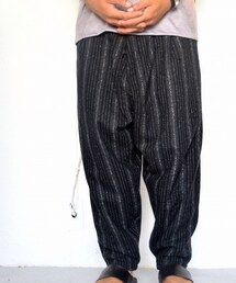 YANTOR | ストライプ紐パンツ(その他パンツ)