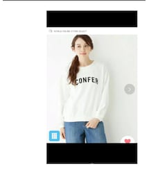 coen | 白ロゴスウェット(スウェット)