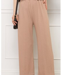 SpRay | リブワイドパンツ(その他パンツ)