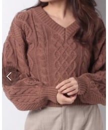 DAISY MERRY | バックリボンニット(ニット/セーター)