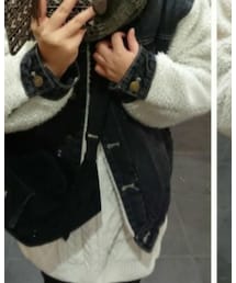 Avail | 袖切り替えボアデニムジャケット(デニムジャケット)