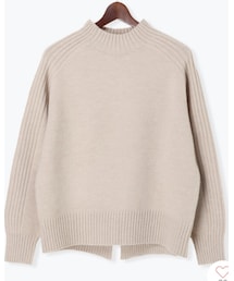 Te chichi TERRASSE | ハイネックラグランリブ切替プルオーバー(ニット/セーター)