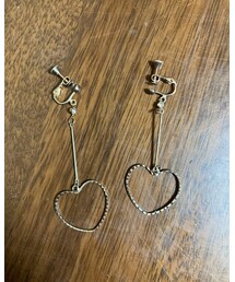 不明 | ハートイヤリング(イヤリング)
