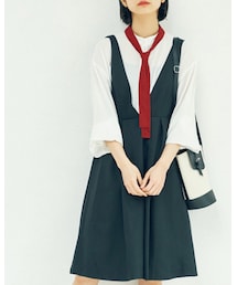 earth music&ecology | earth✕七つの大罪コラボ メリオダスイメージジャンパースカート(ジャンパースカート)