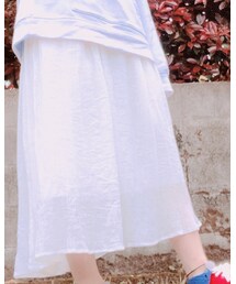 no brand | チュールロングスカート(スカート)