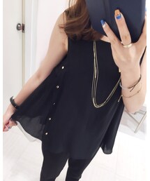 チュールとボタンがツボ♡ | トップス