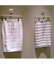 Bymity | ボーダースウェットスカート(スカート)