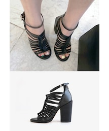 フィッシュボーンサンダルヒール(サンダル)