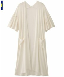 GU | フレアスリーブロングカーディガン(その他アウター)