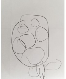 👧画伯が描いたアンパンマン🌼 | ラッピングキット
