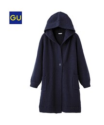 GU | フーディニットガウン(ニット/セーター)