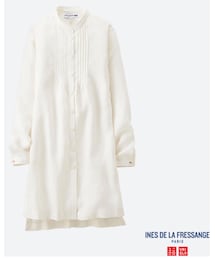 UNIQLO | プレミアムリネンピンタックチュニック(シャツ/ブラウス)