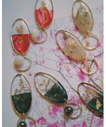 ASTER | vague(red)(イヤリング)