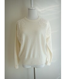 ＤＩＡＲＹ | レース刺繍アンゴラニット(ニット/セーター)