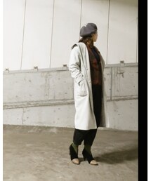 コートも着てました👍🏼 | 採寸ボディースーツ