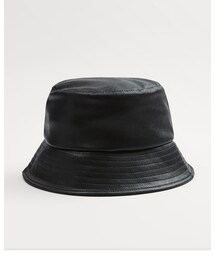 ZARA | フェイクレザーバケットハット(ハット)