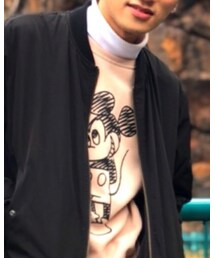 GU | タートルネック💜(Tシャツ/カットソー)