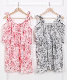 肩開き 2WAYガーデンワンピース(ワンピース)