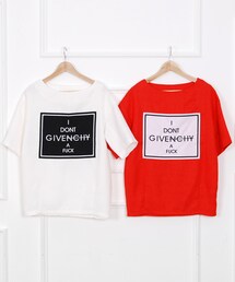 GIVENCHY風ボクシートップス(Tシャツ/カットソー)