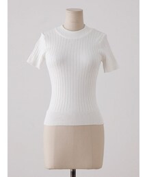 imvely | 半袖サマーリブニット(ニット/セーター)