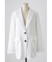 imvely | ピンドットテーラードジャケット(テーラードジャケット)