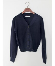 imvely | Ｖネックミニ丈カーデ(カーディガン/ボレロ)