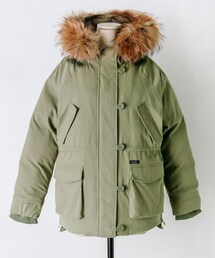 imvely | リアルラクーン・ファー・ドッグダウンモッズコート(モッズコート)