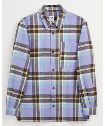 ZARA | フランネイル風チェック柄シャツジャケット(シャツ/ブラウス)