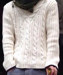ケーブル編みセーター(ニット/セーター)