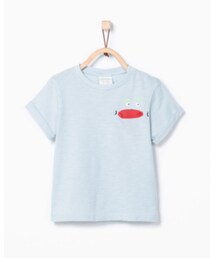 ZARA KIDS | スマイルプリント入りTシャツ(Tシャツ/カットソー)