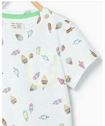 ZARA KIDS | アイスクリーム柄Tシャツ(Tシャツ/カットソー)