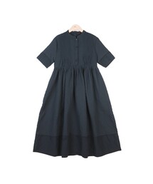 ガーゼコットン風ピンタックロングワンピース(ワンピース)