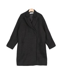 シンプルオーバーサイズチェスターコート(その他アウター)