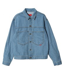 オーバーサイズウォッシングデニムジャケット(デニムジャケット)