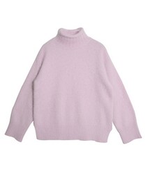 ハイネックルーズアンゴラニット(ニット/セーター)