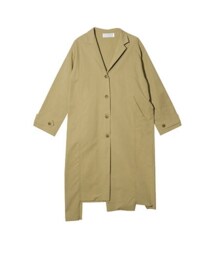 アシメカッティングヘムオーバーサイズロングコート(その他アウター)