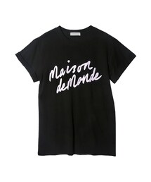 STYLENANDA | レタリング半袖ロールアップＴシャツ(Tシャツ/カットソー)