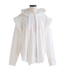 STYLENANDA | パンチングレースフードブラウス(シャツ/ブラウス)