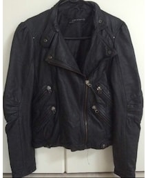 ZARA | ラムレザーライダース(ライダースジャケット)