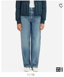 UNIQLO | ハイウエストワイドデニム(デニムパンツ)