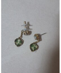 Betsey Johnson | レオパードハートピアス(ピアス（両耳用）)