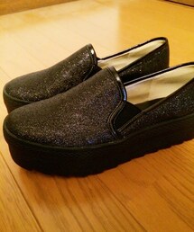 しまむら | 厚底スリッポン(スニーカー)