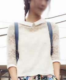 Ray BEAMS | オーガンジートップス(シャツ/ブラウス)